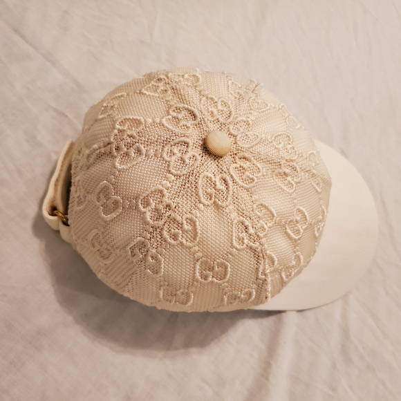 Auth Gucci Lace Embroidered Baseball Hat Size L - Picture 6 of 16